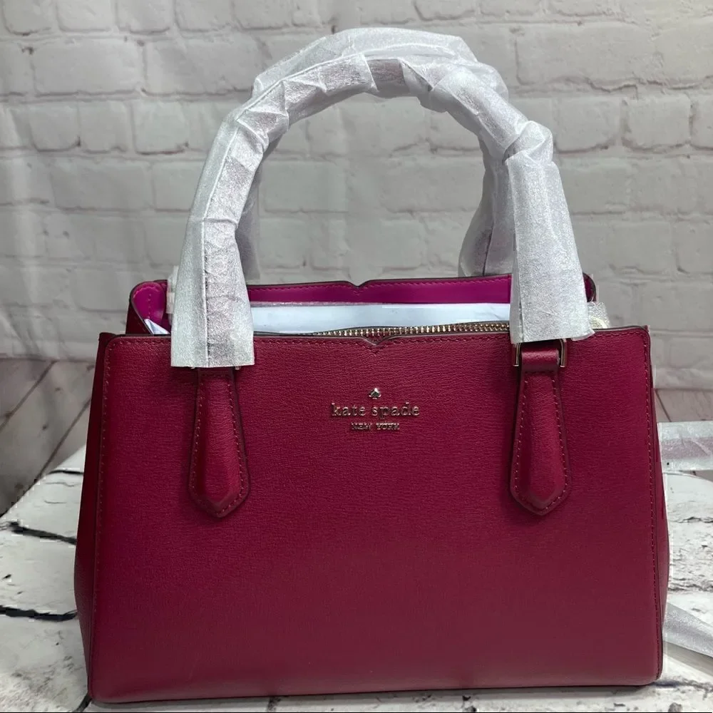 KATE SPADE TIPPY SMALL LEATHER SATCHEL BAG NWT